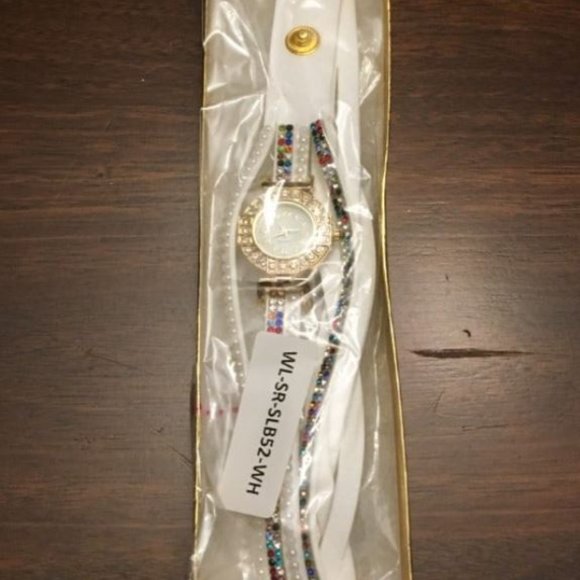 NEW - Oker Brand Fashion Watch - White Multi-Color - Picture 3 of 7